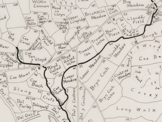 Place-names around Llanyblodwel