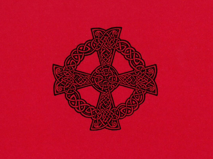 Insular decorated cross.